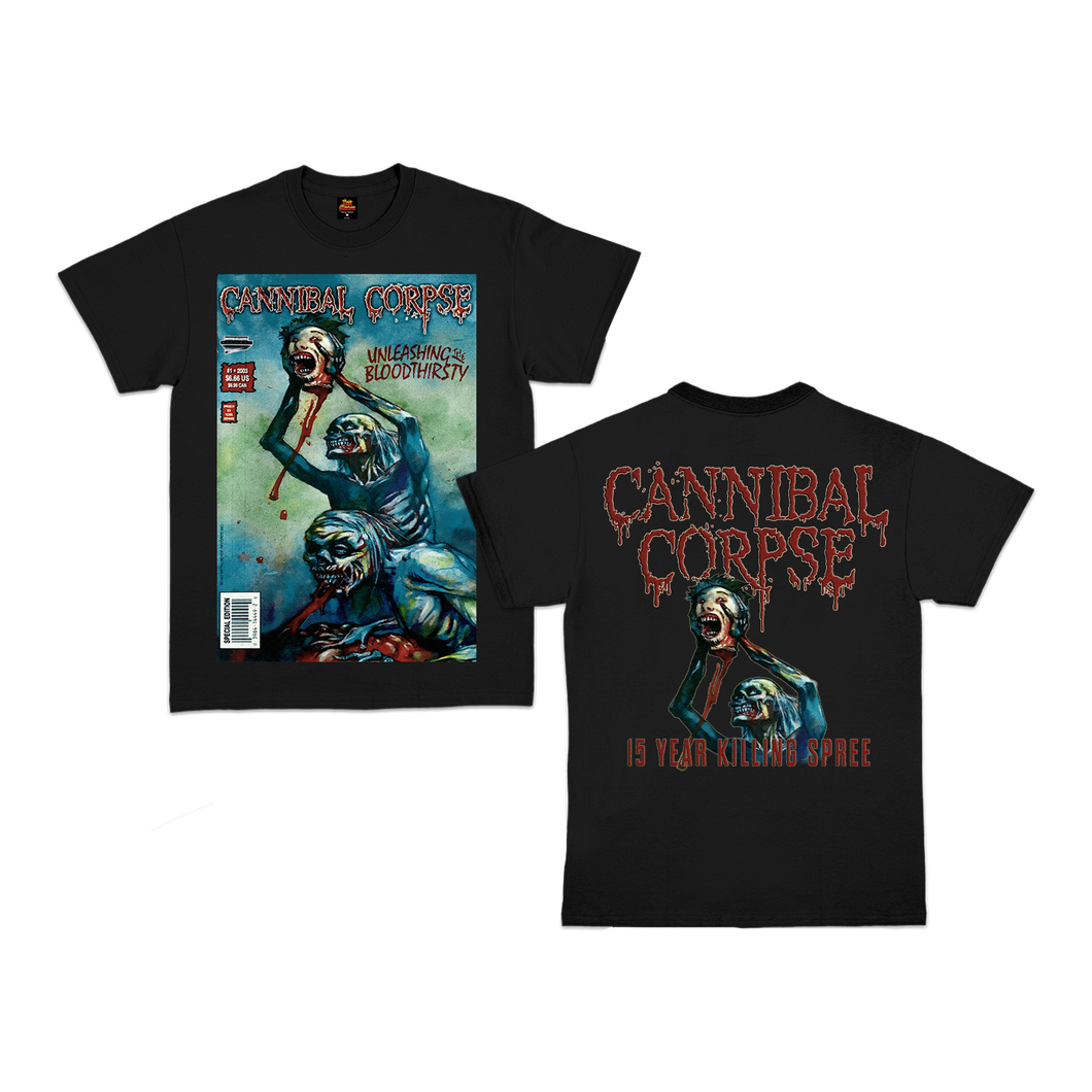 CANNIBAL CORPSE “15 YEAR KILLING SPREE” TEE (LIMITED EDITION)